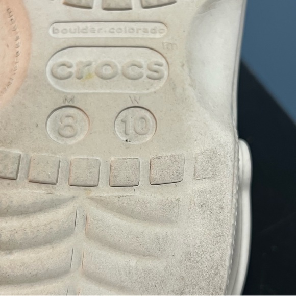 Crocs Classic Comfort Clogs Tan Beige Slip On Adult Unisex Sizes Male 8 Women 10 - Picture 5 of 6